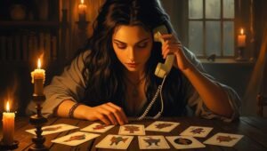 voyante qui tire les cartes par téléphone